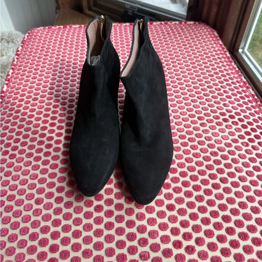 Black Suede Avril Gau Ankle Boots